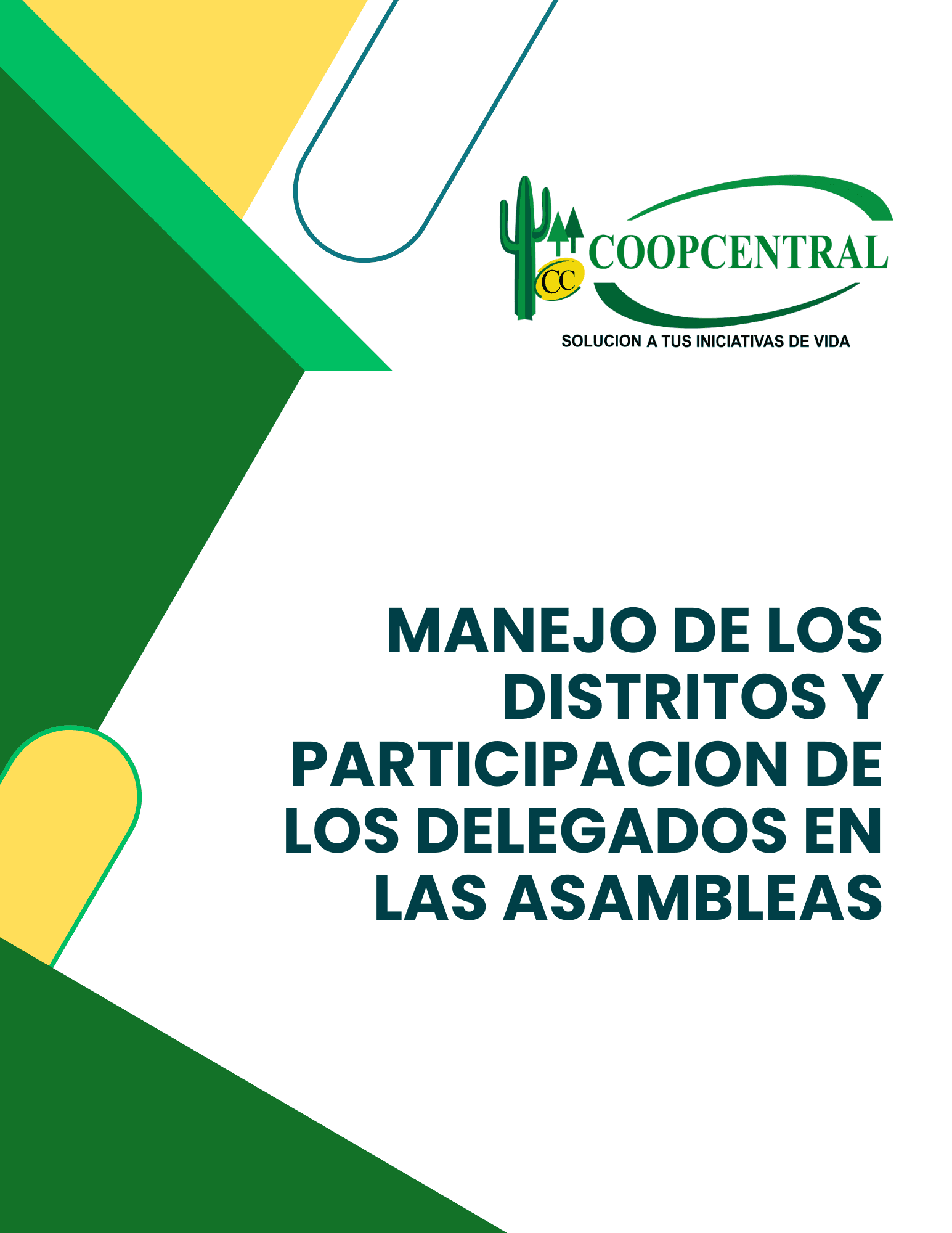 MANEJO DE LOS DISTRITOS  Y PARTICIPACION DE LOS DELEGADOS EN LAS ASAMBLEAS